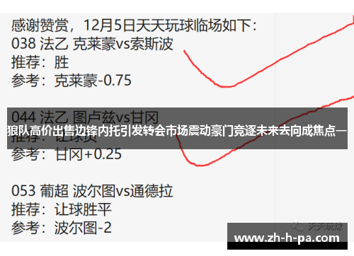 狼队高价出售边锋内托引发转会市场震动豪门竞逐未来去向成焦点一